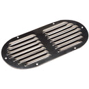 Sea-Dog Stainless Steel Louvered Vent - Oval - 9-1/8" x 4-5/8" [331405-1] - Mealey Marine