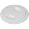 Sea-Dog Smooth Quarter Turn Deck Plate - White - 4" [336140-1] - Mealey Marine