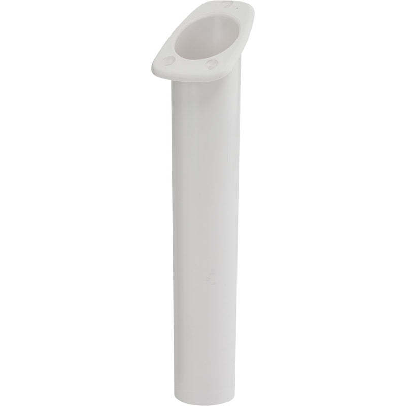 Sea-Dog Narrow Gunnel Flush Mount Rod Holder - White [325061-1] - Mealey Marine