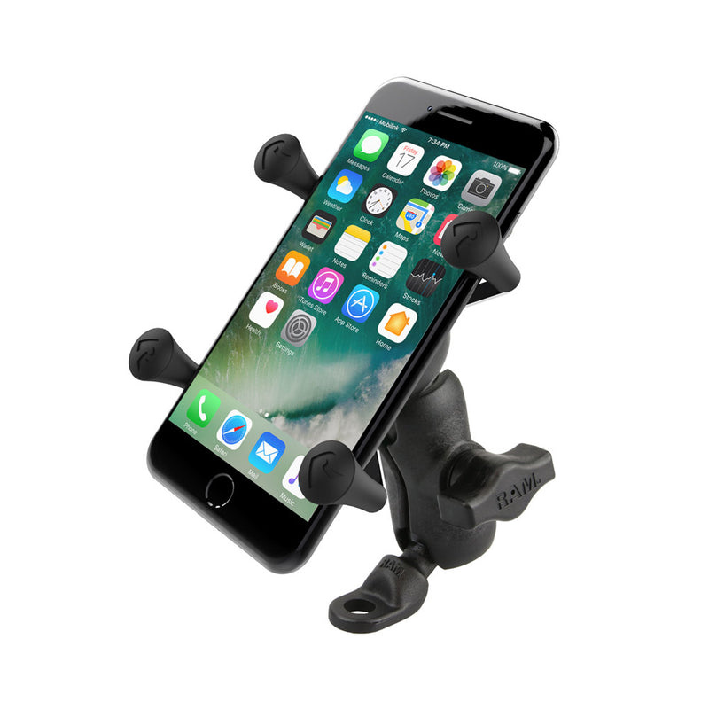 RAM MOUNT X-Grip Phone Mount w/9mm Angled Bolt Head Adapter [RAP-B-272-A-UN7U] - Mealey Marine