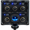 Sea-Dog Water Resistant Toggle Switch Panel w/LED Power Socket - 5 Toggle [424627-1] - Mealey Marine