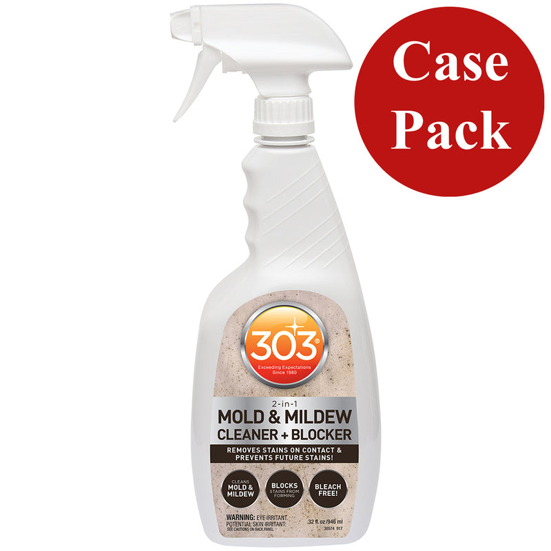 303 Mold  Mildew Cleaner  Blocker with Trigger Sprayer - 32oz *Case of 6* [30574CASE] - Mealey Marine