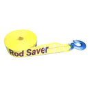 Rod Saver Heavy-Duty Winch Strap Replacement - Yellow - 2" x 25 [WSY25] - Mealey Marine