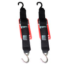 Rod Saver Paddle Buckle Trailer Tie-Down w/Vinyl Pad - 2" x 4 - Pair [2PB4VP] - Mealey Marine