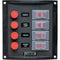 Sea-Dog Splash Guard Switch Panel Vertical - 4 Switch [424016-1] - Mealey Marine