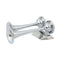Marinco 12V Chrome Plated Dual Trumpet Mini Air Horn [10108] - Mealey Marine