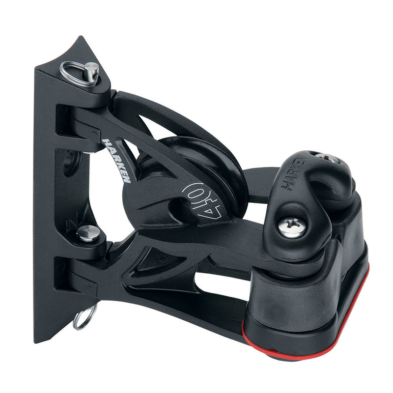 Harken 40mm Pivoting Lead Block - Carbo-Cam Cleat [2157] - Mealey Marine