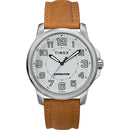 Timex Mens Expedition Metal Field Watch - White Dial/Brown Strap [TW4B16400JV] - Mealey Marine