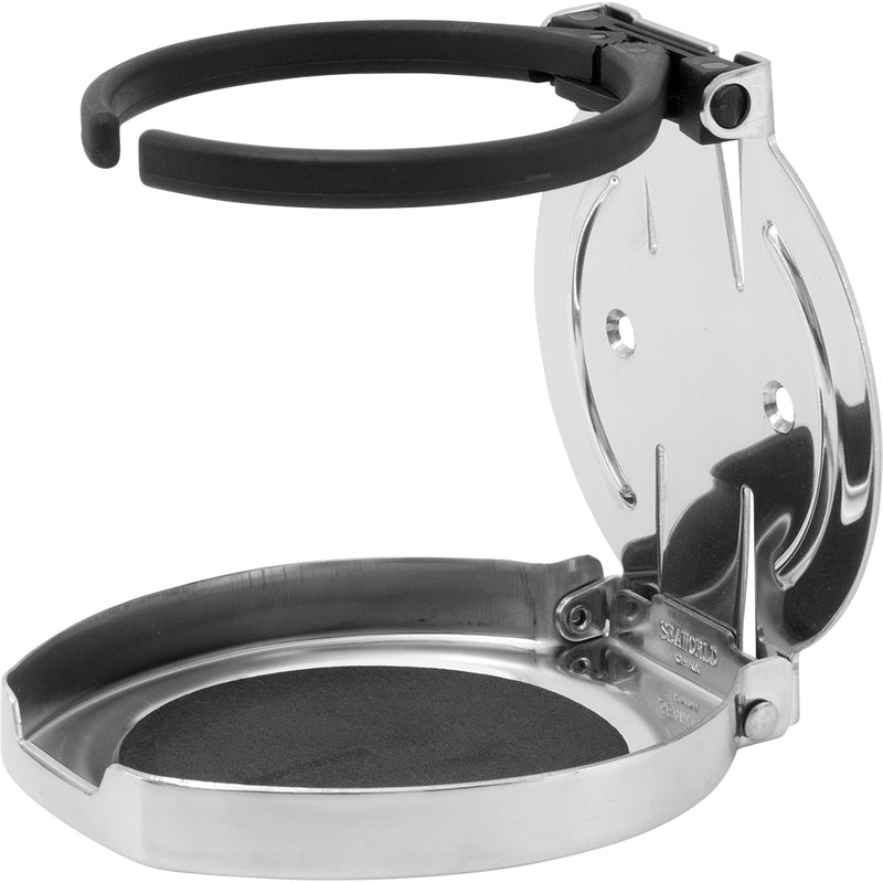 Sea-Dog Adjustable Folding Drink Holder - 304 Stainless Steel [588250-1] - Mealey Marine