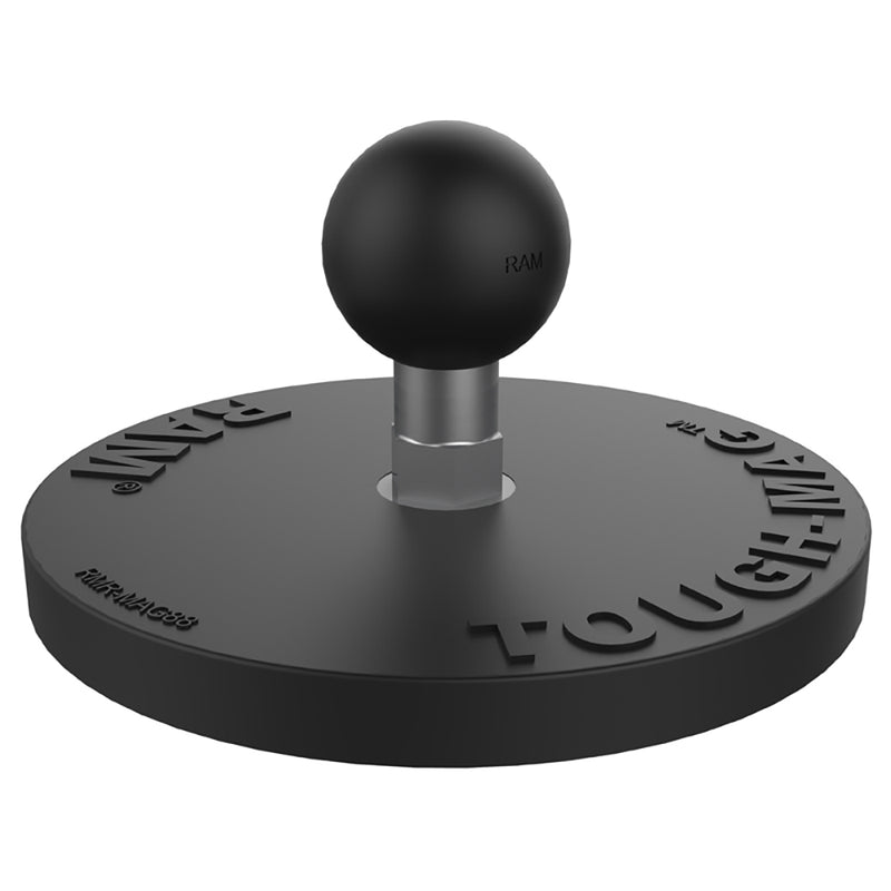 RAM Mount RAM Tough-Mag 88MM Diameter Ball Base [RAM-B-MAG88U] - Mealey Marine