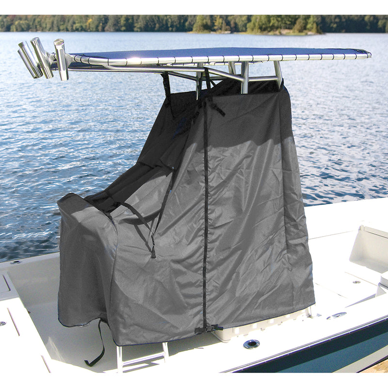 Taylor Made Universal T-Top Center Console Cover - Grey - Measures 48"W X 60'L X 66"H [67852OG] - Mealey Marine