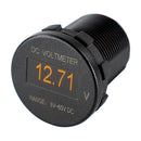 Sea-Dog OLED Voltmeter - Round [421600-1] - Mealey Marine