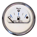 Faria Chesapeake White SS 2" Fuel Level Gauge - Metric (E-1/2-F) [13818] - Mealey Marine