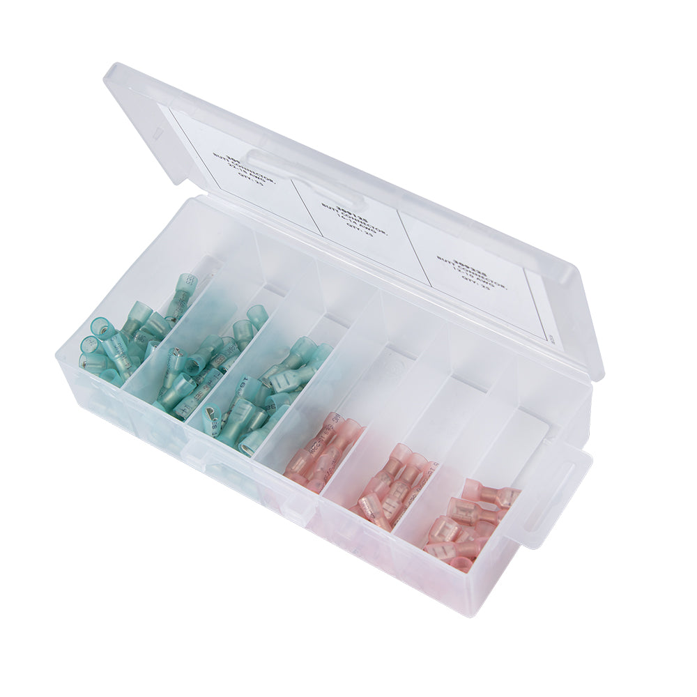 Ancor Heat Shrink Universal Speaker Connector Kit f/22-18/16-14 - Assorted 90 Piece [SPKKIT] - Mealey Marine