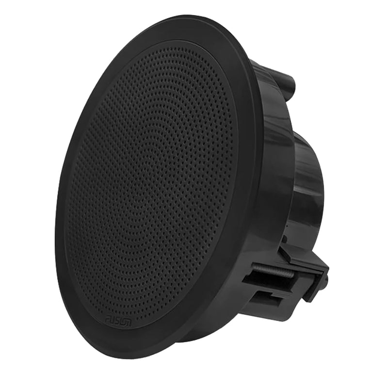 FUSION FM-F77RB FM Series 7.7" Flush Mount Round Marine Speakers - Black Grill - 200W [010-02300-01] - Mealey Marine