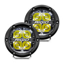 RIGID Industries 360-Series 4" LED Off-Road Spot Beam w/White Backlight - Black Housing [36113] - Mealey Marine