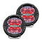RIGID Industries 360-Series 4" LED Off-Road Fog Light Drive Beam w/Red Backlight - Black Housing [36116] - Mealey Marine