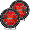 RIGID Industries 360-Series 6" LED Off-Road Fog Light Spot Beam w/Red Backlight - Black Housing [36203] - Mealey Marine