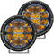RIGID Industries 360-Series 6" LED Off-Road Fog Light Drive Beam w/Amber Backlight - Black Housing [36206] - Mealey Marine