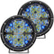 RIGID Industries 360-Series 6" LED Off-Road Fog Light Drive Beam w/Blue Backlight - Black Housing [36207] - Mealey Marine