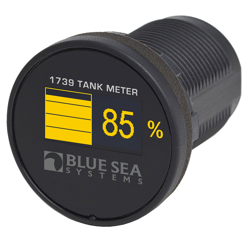 Blue Sea 1739 Mini OLED Tank Meter - Yellow [1739] - Mealey Marine