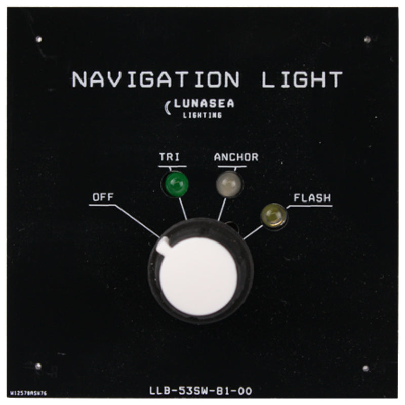 Lunasea Tri/Anchor/Flash Fixture Switch [LLB-53SW-81-00] - Mealey Marine