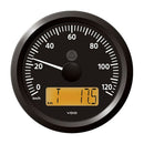 Veratron 3-3/8" (85 mm) ViewLine Speedometer - 0 to 120 KMH - 12/24V - Black Dial  Triangular Bezel [A2C59512369] - Mealey Marine