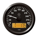 Veratron 3-3/8" (85 mm) ViewLine Speedometer - 0 to 300 KMH - 12/24V - Black Dial  Triangular Bezel [A2C59512371] - Mealey Marine