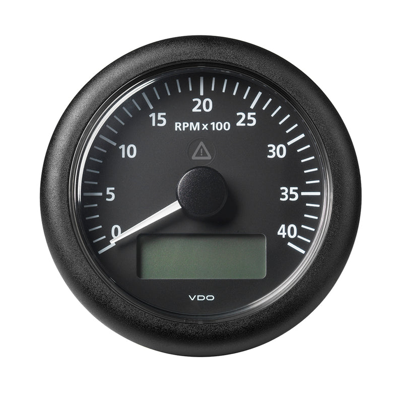 Veratron 3-3/8" (85MM) ViewLine Tach w/Multifunction Display - 0 to 4000 RPM - Black Dial  Bezel [A2C59512391] - Mealey Marine
