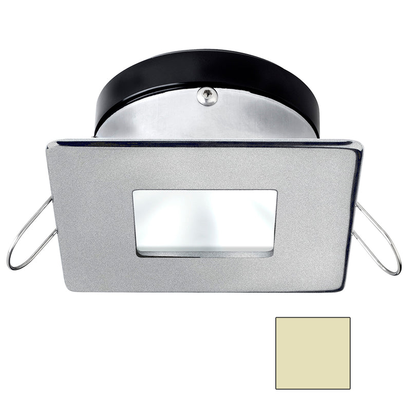 i2Systems Apeiron A1110Z - 4.5W Spring Mount Light - Square/Square - Warm White - Brushed Nickel Finish [A1110Z-44CAB] - Mealey Marine