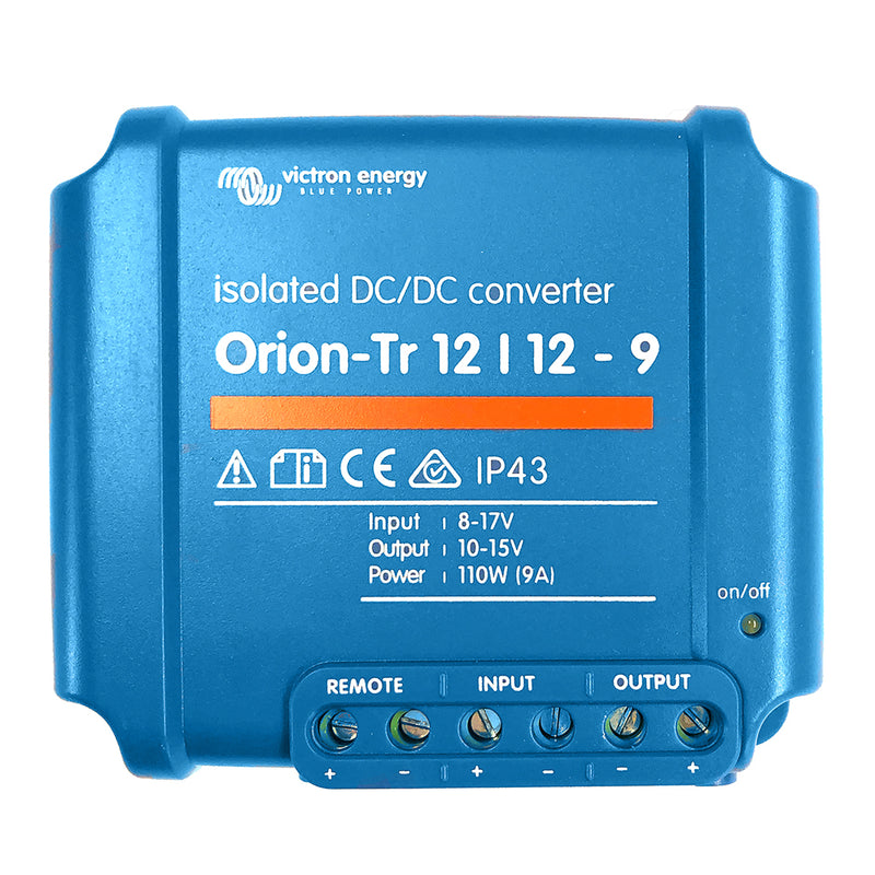 Victron Orion-TR DC-DC Converter - 12 VDC to 12 VDC - 9AMP Isolated [ORI121210110R] - Mealey Marine
