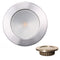 Lunasea ZERO EMI Recessed 3.5 LED Light - Warm White w/Brushed Stainless Steel Bezel - 12VDC [LLB-46WW-0A-BN] - Mealey Marine