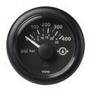 Veratron 2-1/16" (52mm) ViewLine Transmission Oil Pressure 400 PSI/25 Bar - Black Dial  Round Bezel [A2C59514145] - Mealey Marine