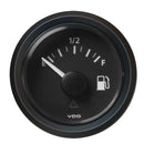 Veratron 52MM (2-1/16") ViewLine Fuel Level Gauge Empty/Full - 240 to 33.5 OHM - Black Dial  Triangular Bezel [A2C59514096] - Mealey Marine