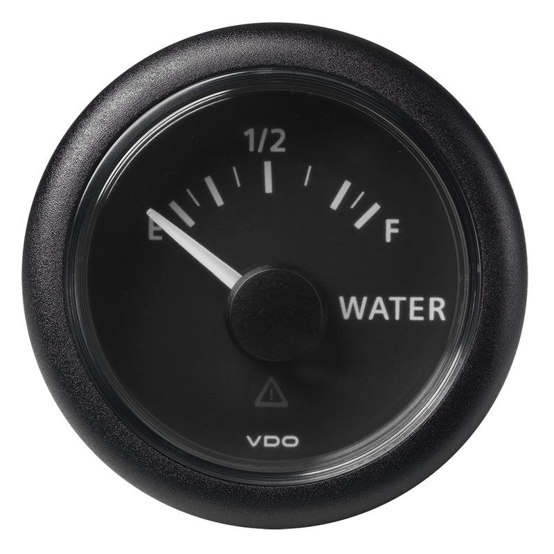 Veratron 52MM (2-1/16") ViewLine Fresh Water Resistive - Empty/Full - 3 to180 OHM - Black Dial  Round Bezel [A2C59514099] - Mealey Marine