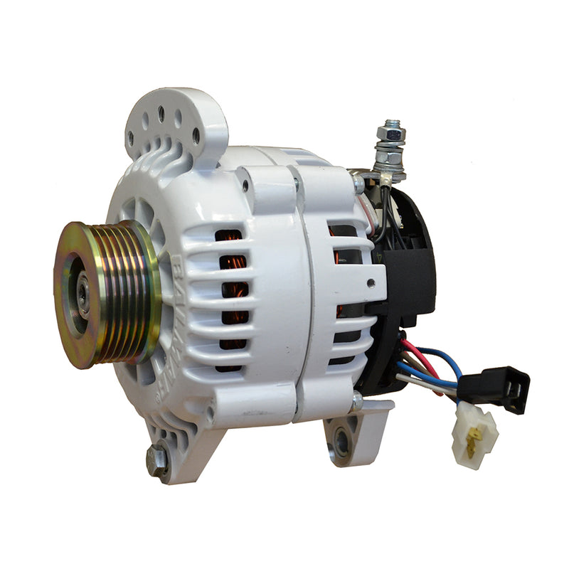 Balmar Alternator 100 Amp 12V 3.15" Dual foot Saddle Single K6 Pulley w/Isolated Grounding [60-120-K6] - Mealey Marine