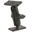 RAM Mount Double Ball Mount w/Two 1.5" x 3" Plates [RAM-B-102U-153] - Mealey Marine