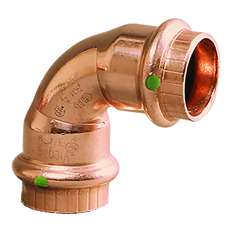 Viega ProPress 1/2" - 90 Copper Elbow - Double Press Connection - Smart Connect Technology [77317] - Mealey Marine