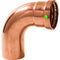 Viega ProPress 2-1/2" - 90 Copper Elbow - Street/Press Connection - Smart Connect Technology [20638] - Mealey Marine