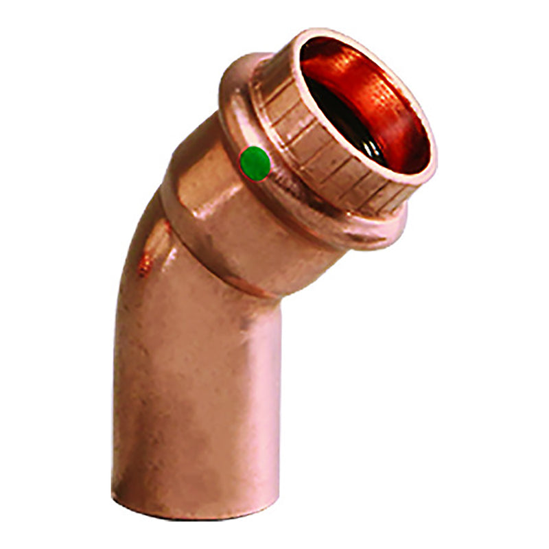 Viega ProPress 3/4" - 45 Copper Elbow - Street/Press Connection - Smart Connect Technology [77053] - Mealey Marine