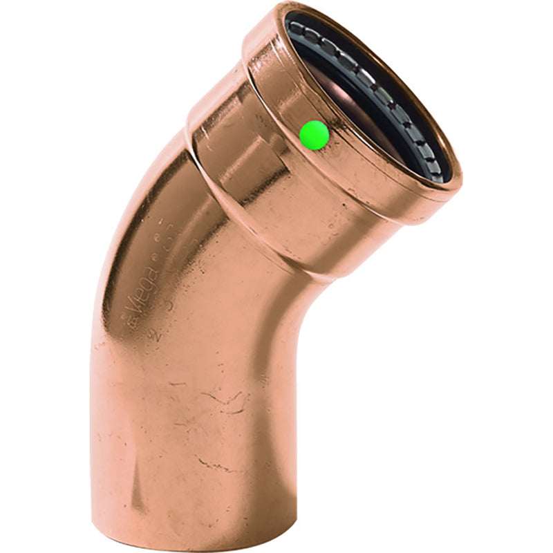 Viega ProPress - 2-1/2" - 45 Copper Elbow - Street/Press Connection - Smart Connect Technology [20668] - Mealey Marine