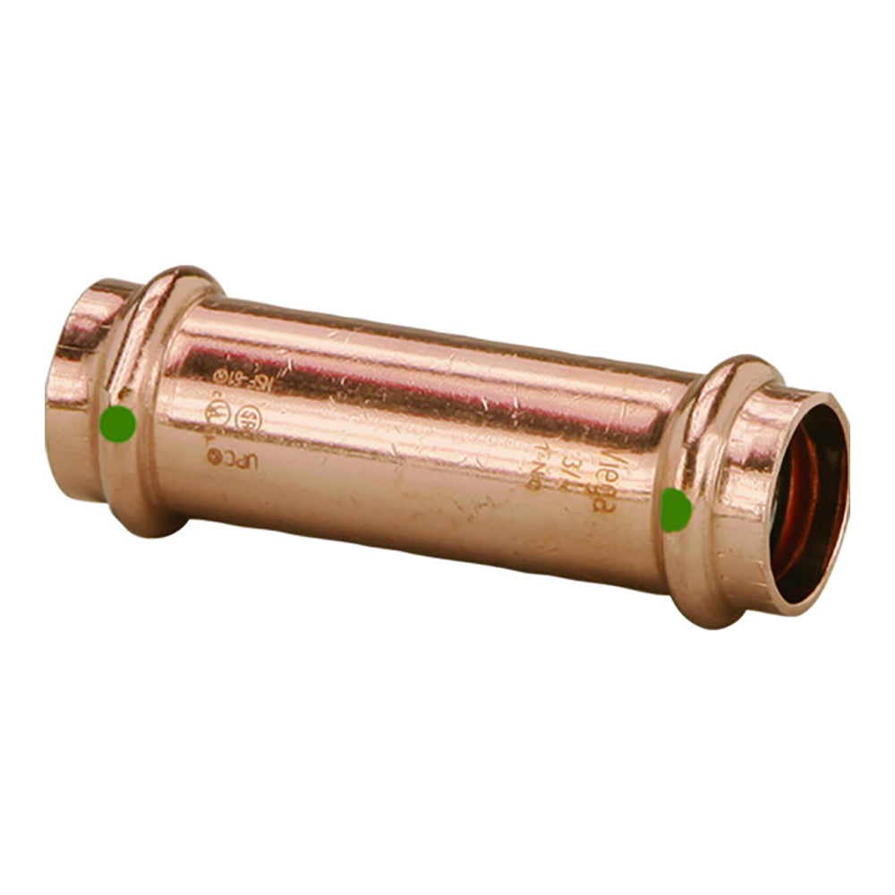 Viega ProPress 2" Extended Coupling w/o Stop - Double Press Connection - Smart Connect Technology [79030] - Mealey Marine
