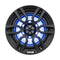 DS18 HYDRO 6.5" 2-Way Marine Speakers w/RBG LED Lights 300W - Matte Black [NXL-6BK]