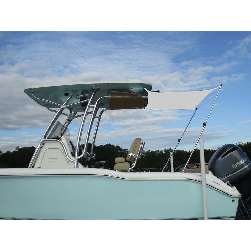 Carver 4 T-Shade T-Top Shade Extension - White [TS4-WHT] - Mealey Marine