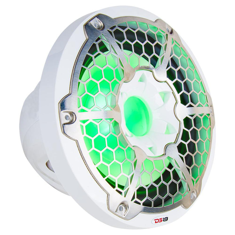 DS18 HYDRO 12" Subwoofer w/RGB Lights - 700W - White [NXL-12SUB/WH]