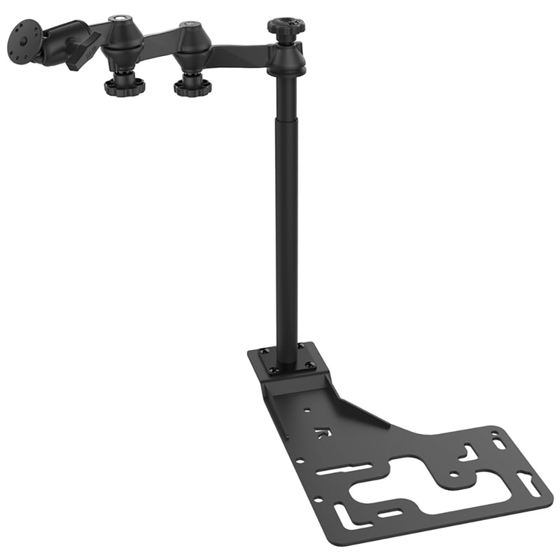 RAM Mount RAM No-Drill Universal Mount w/ Double Swing Arm f/Heavy Duty Trucks [RAM-VB-168-SW2] - Mealey Marine