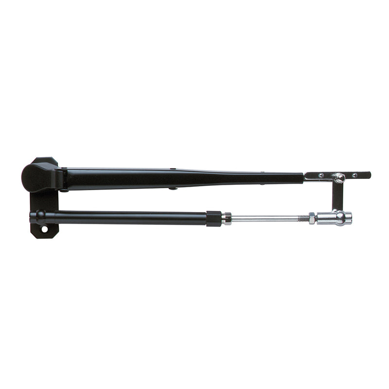 Marinco Wiper Arm, Deluxe Black Stainless Steel Pantographic - 12"-17" Adjustable [33032A] - Mealey Marine