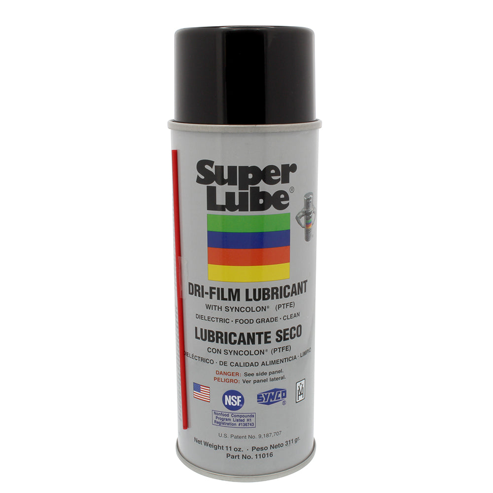 Super Lube Dri-Film Aerosol w/Syncolon (PTFE) - 11oz [11016] - Mealey Marine