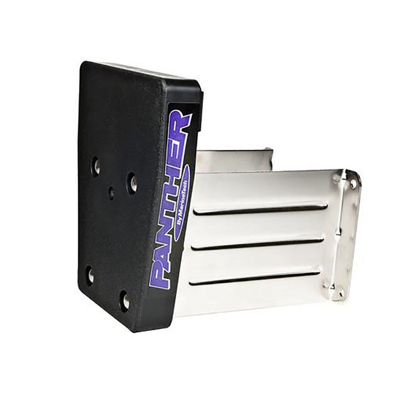 Panther Marine Outboard Motor Bracket - Stainless Steel - Fixed 35HP [55-0028] - Mealey Marine