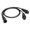 Humminbird 14 M ID SIDB Y - SOLIX/APEX Side Imaging Left-Right MSI/Dual Beam Splitter Cable - 30" [720111-1] - Mealey Marine